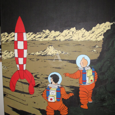 Tintin Månen tur-retur "work in progres"